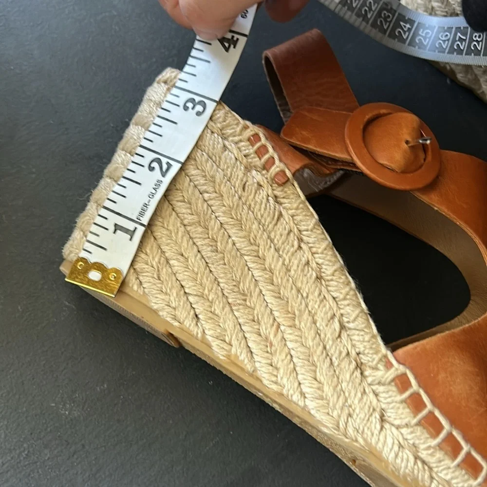 Via Spiga Nolan Buckle Ankle Espadrille. Size 8